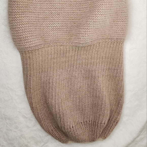 Pink Rainbow Stripe Knit Toque - Picture 5 of 8